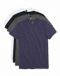 Hanes Men's Garment Washed Crewneck Short-Sleeved Tee Assorted 4-Pack