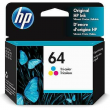 HP 64 Tri-color Original Ink Cartridge, ~165 pages, N9J89AN#140