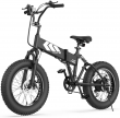 Swagtron EB8 20" Fat Tire Electric Bike Foldable Removable 36V Battery 350W Bike