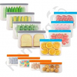 12-PACK Renewgoo Food Storage Bags Reusable Silicone Freezer Sandwich, BPA Free