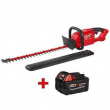 Milwaukee 2726-20 M18 FUEL 18V 24 in. Cordless Hedge Trimmer + 5.0 Ah Battery