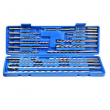 20pcs Rotary Hammer Drill Bits Chisels Kit SDS Plus Concrete Tool w/ Case