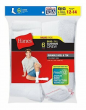 Hanes Men's Big & Tall Cushion Crew Socks 6-Pack White 12-14